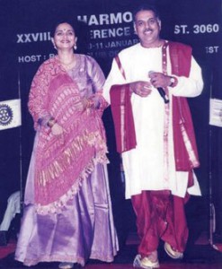 As District Governor and First Lady (1997–98).