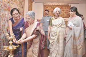 From left: Shamlu Dudeja, Gurusaran Kaur, Isher Ahluwalia and Sharmila Tagore.