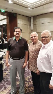 PDG Deepak Shikarpur, RID Manoj Desai and PDG Vivek Aranha.