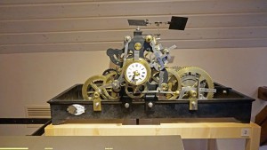 A complicated watch at the watch museum.