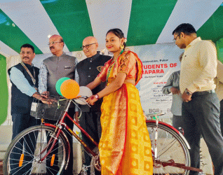 Bicycles for tribal students