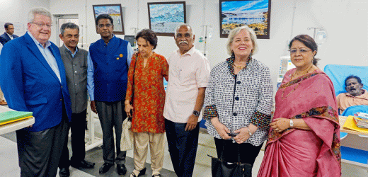 Trustee Chair visits service projects in Chennai