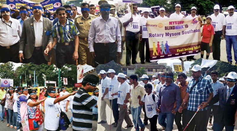 Blind Walk event orgnised in District 3170, 3180 and 3190.