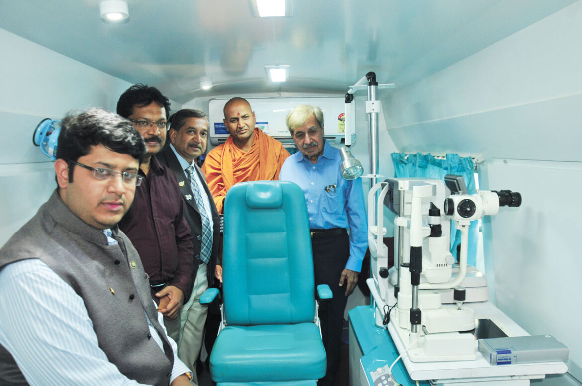 Mobile eye-care van donated