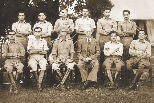 The last batch of ICS officers in the Indian Civil Service Academy Dehra Dun, India 1944.
