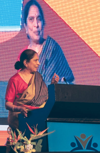 Magsaysay awardee Shantha Sinha, Founder, M V Foundation.