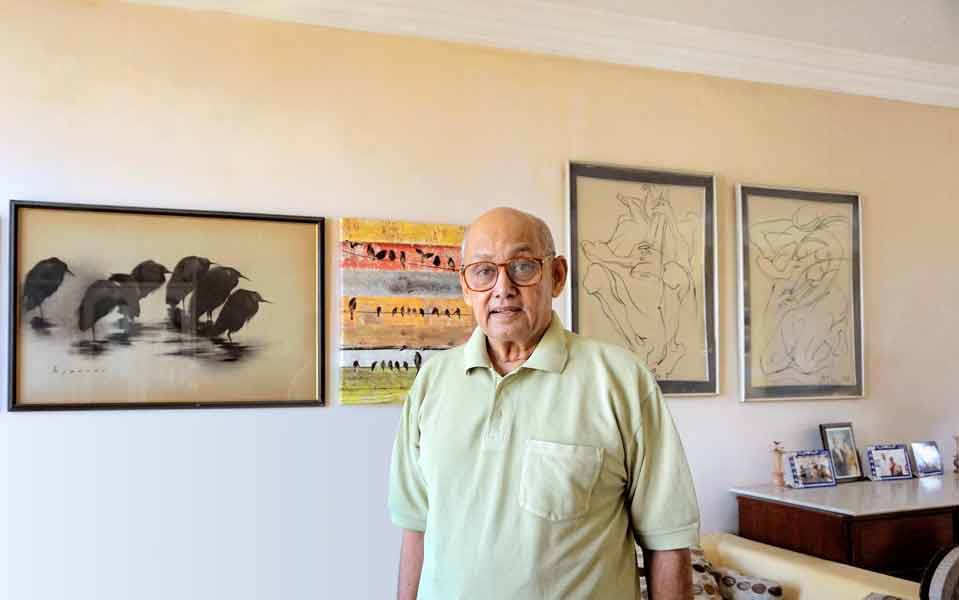 TRF Trustee Chair Kalyan Banerjee at his home in Mumbai.