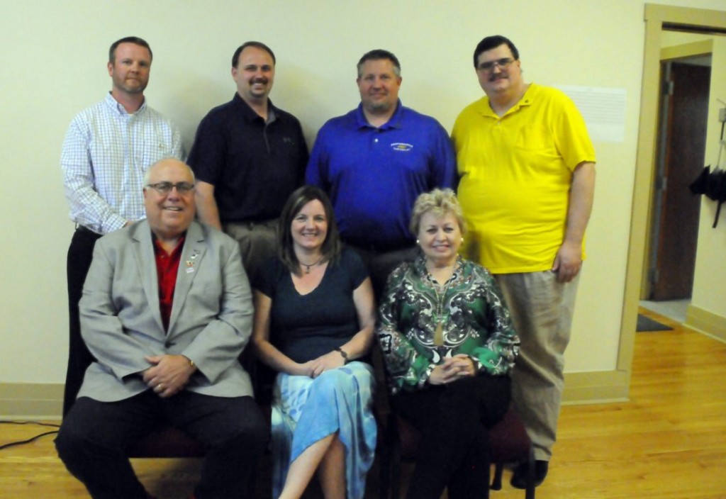 A new Rotary Club has formed in Parsons as a satellite group of the Tucker County Rotary Club. District Governor David Raese, front left, is shown here after welcoming the newest Rotarians to the Parsons Rotary Club. In back, from left, are Jonathan Hicks, Jason Myers, Patrick Darlington and Robert Burns. In front, from left, are Raese, April Miller and Dr. Cindy Kolsun.
