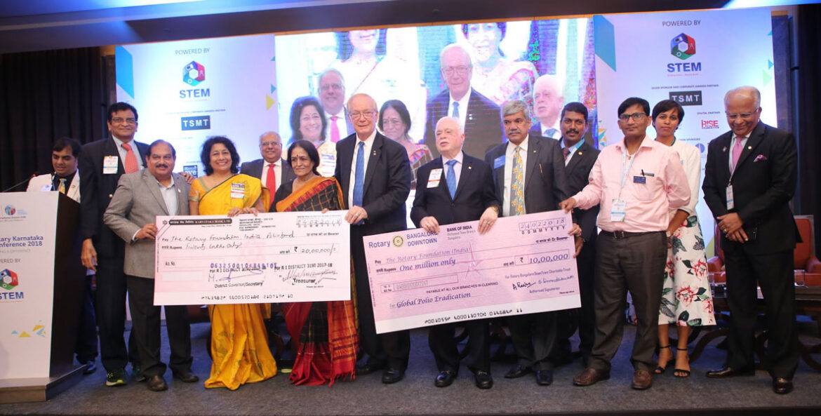 Rs. 30 lakh in 90 days for End Polio Now