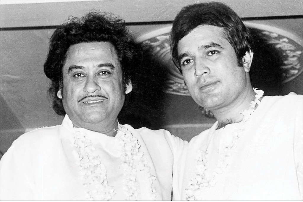 Kishore Kumar with Rajesh Khanna