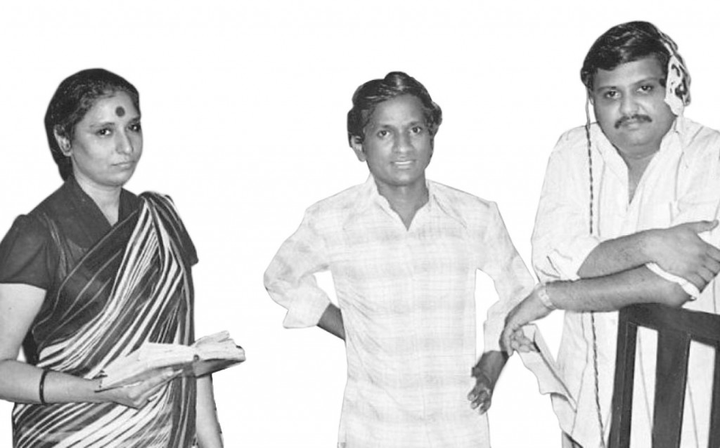SPB with S Janaki and Ilayaraja.