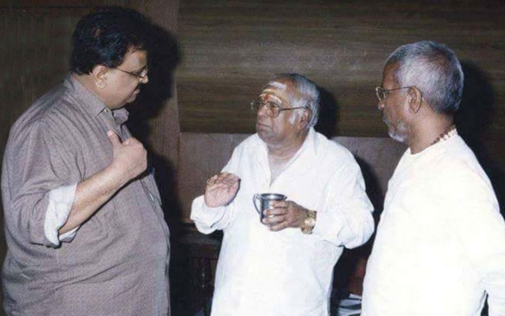 With M S Viswanathan and Ilayaraja.