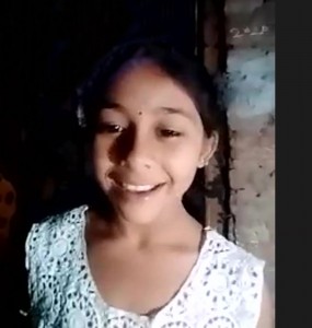 Rukhsar Khatoon, now 11, at her home in Shahpara village near Howrah.