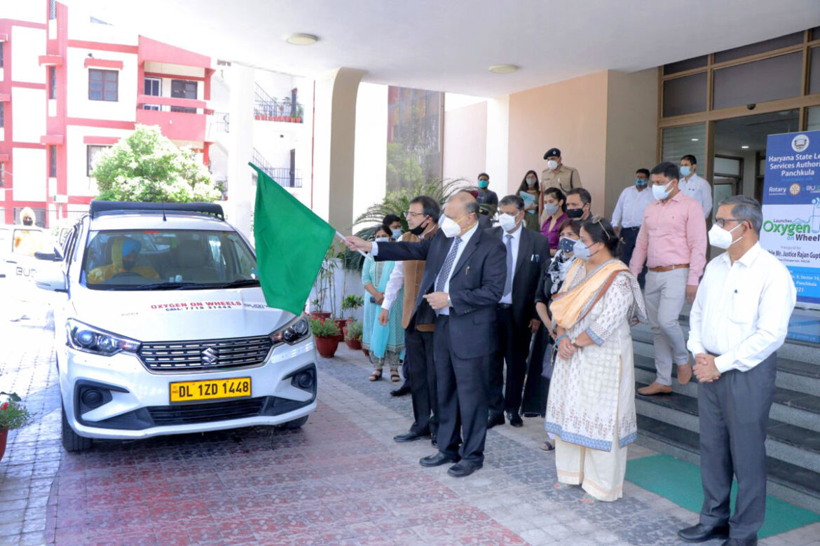 Rotary launches oxygen cabs to ferry Covid patients