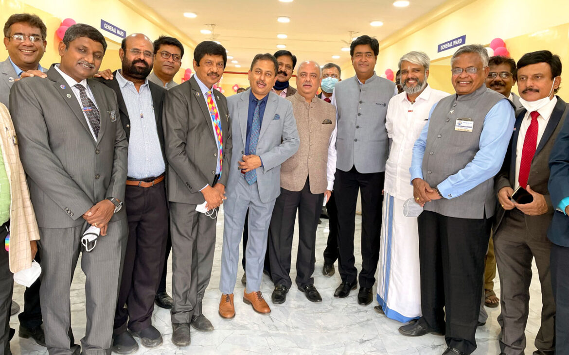 Erode Rotarians build a Rs.20 crore hospital in a record 45 days