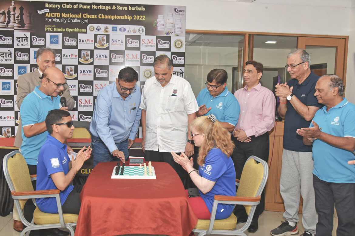 RC Pune Heritage hosts a chess championship for the blind