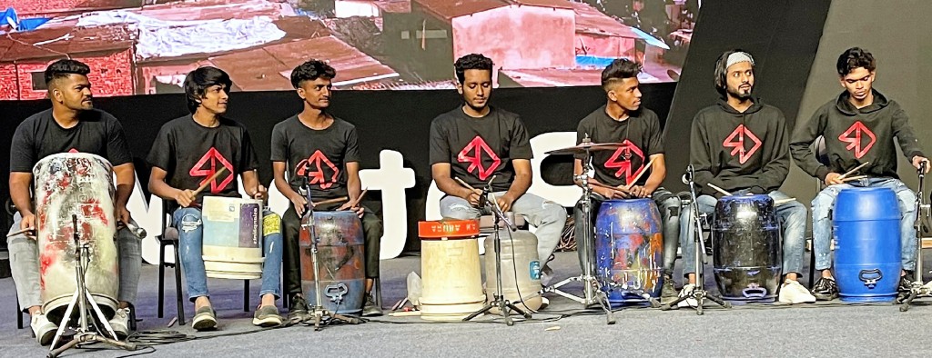 Dharavi Reloaded — a junk percussion band from the Mumbai slums.