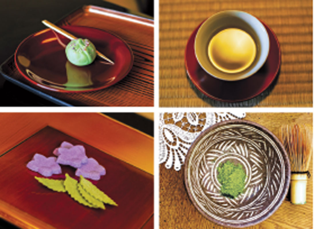 These images depict scenes from a formal tea ceremony in 2011 at the Okura Tokyo hotel.
