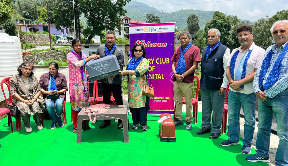 Sewing machines for Mehragaon women