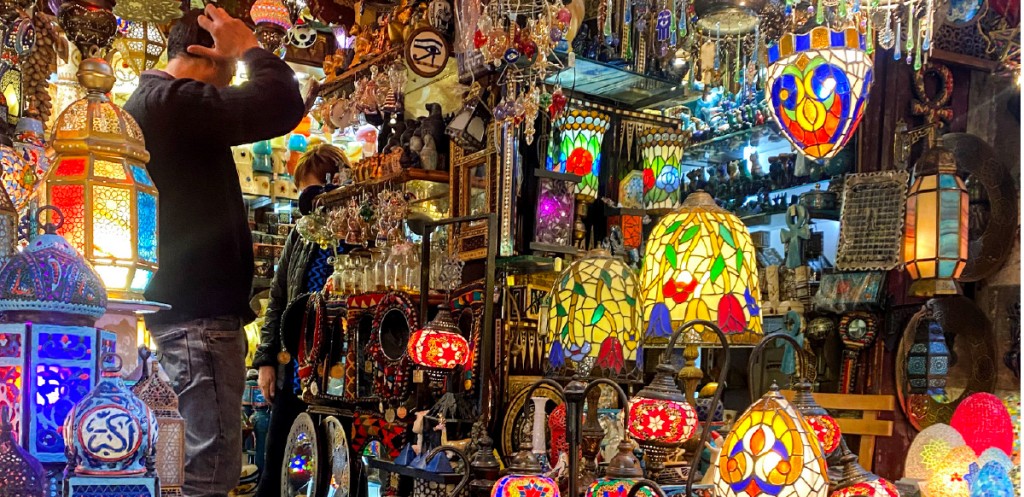 A shop in Cairo.