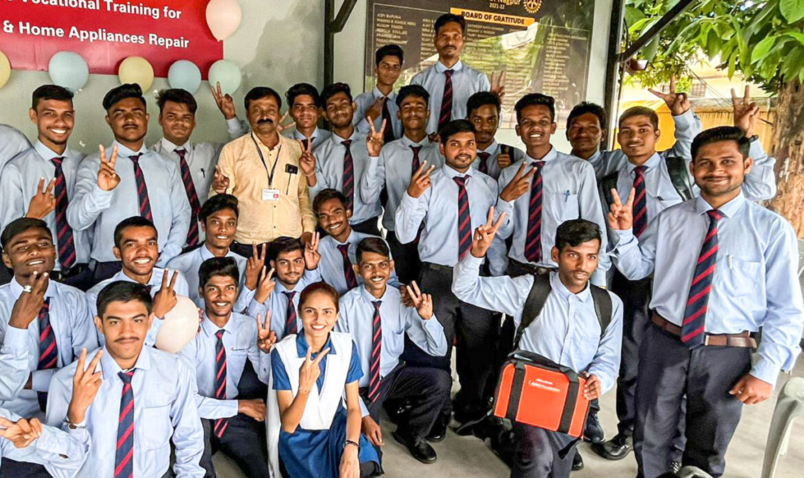 Skilling youth in electrical repair service