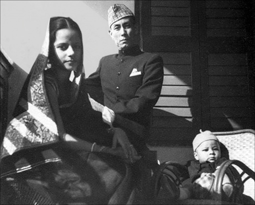 S D Burman with wife Meera and son R D Burman.