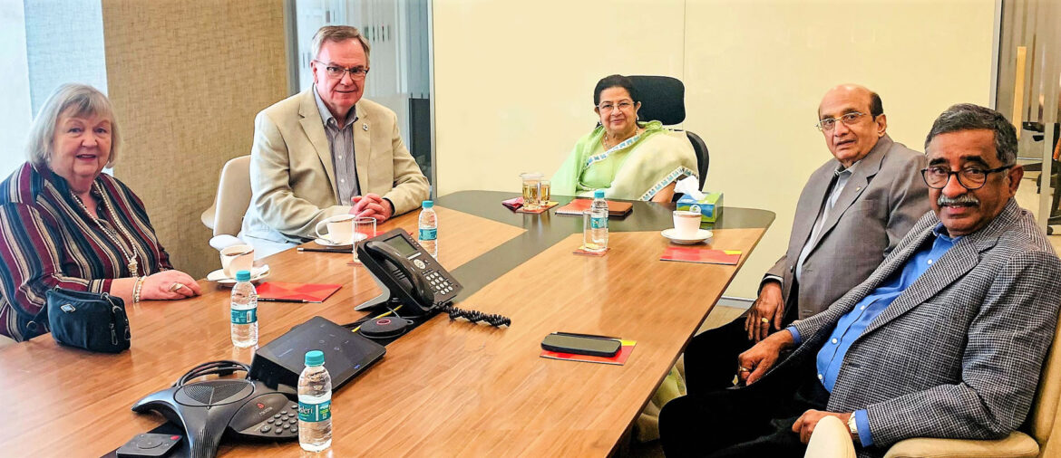 McInally meets Rajashree Birla in Mumbai