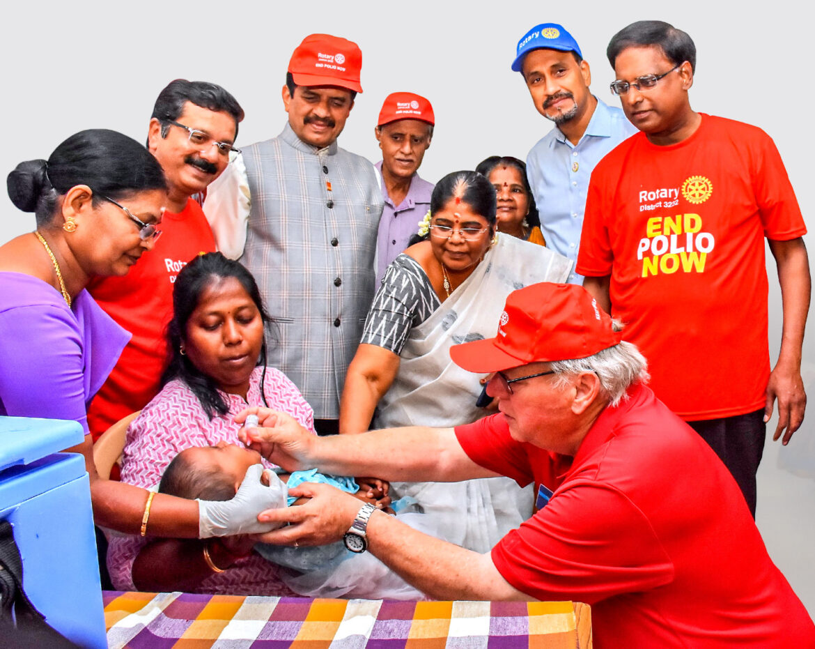American Rotarians on a global flight to end polio