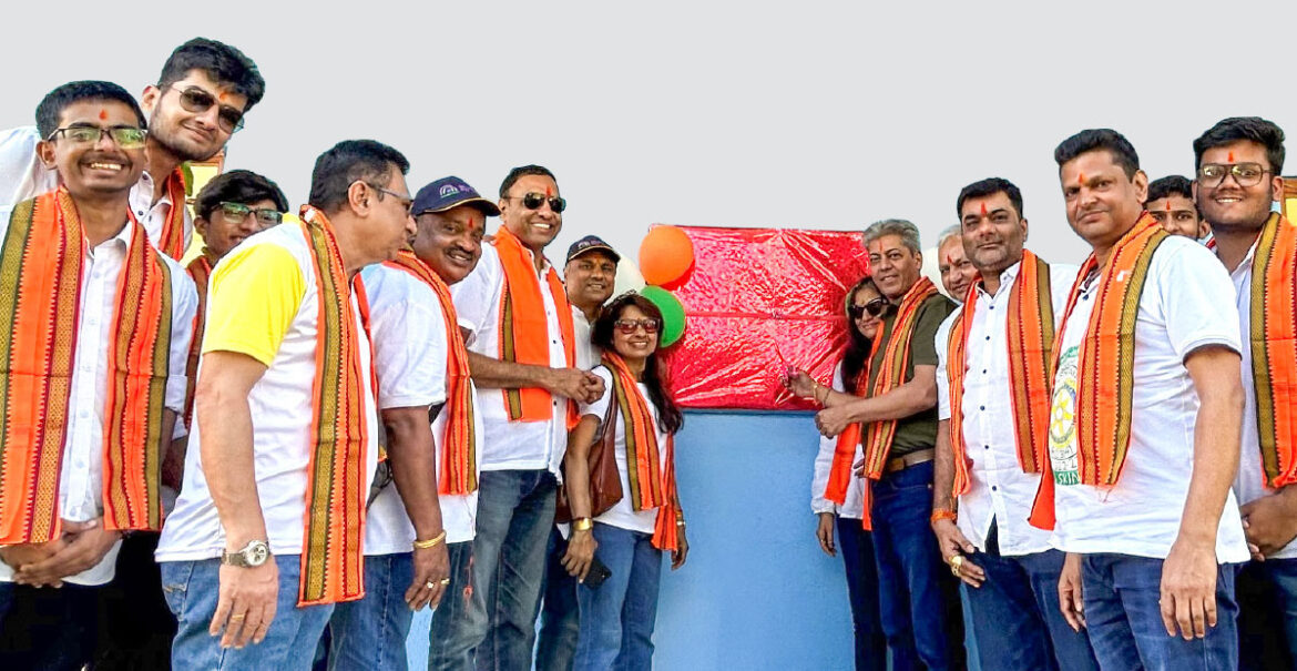 Improving infrastructure at a zilla parishad school