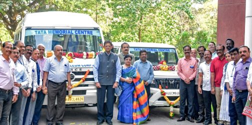 Cancer detection vehicles donated to Tata Hospital