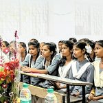Vinay Bhat, past president, RC Mumbai Kandivli West, addressing students at the Shree Vidyaniketan School.