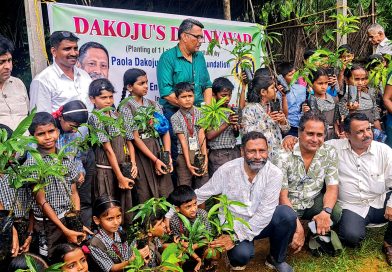 Saying dhanyavad with saplings of gratitude