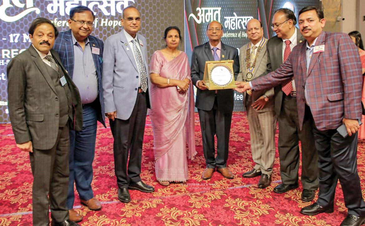 Rotarians honoured in Meerut