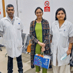 IPP of RC Thane Anand Kale (L), Dr A K Karan and Dr Sweta Patro
(fourth from L) with ophthalmologists from Mauritius.