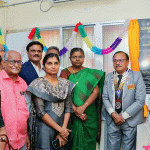 IPDG S Raghavan with Namakkal dictrict collector S Uma at 
the inauguration of the TB testing facilities. Project chairman 
N P Ramaswamy is on the left.