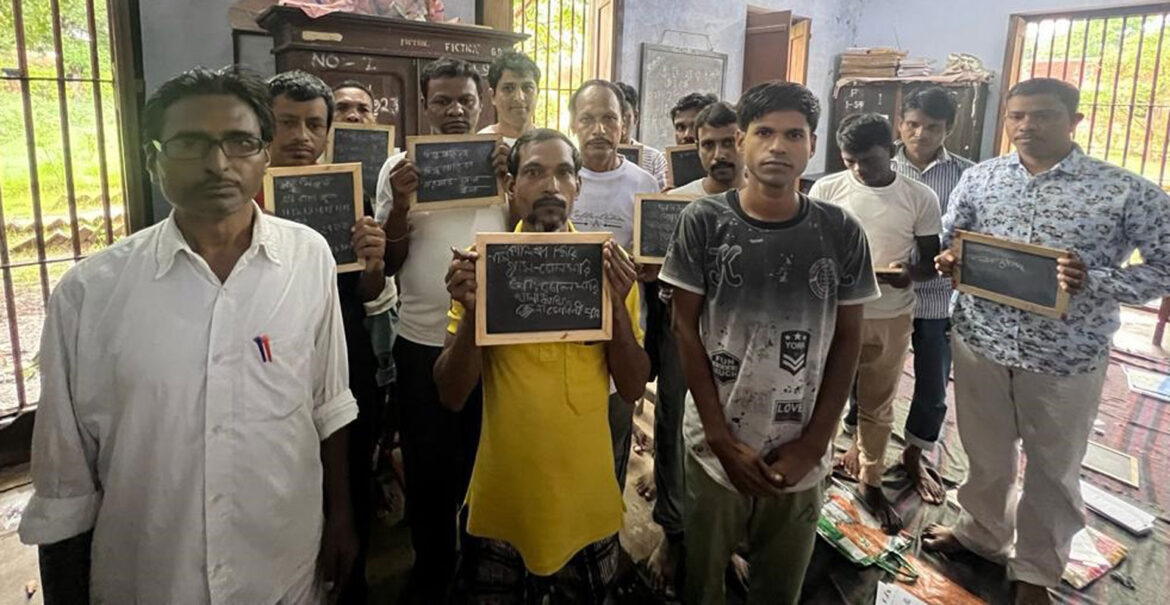 Literacy programme for jail inmates