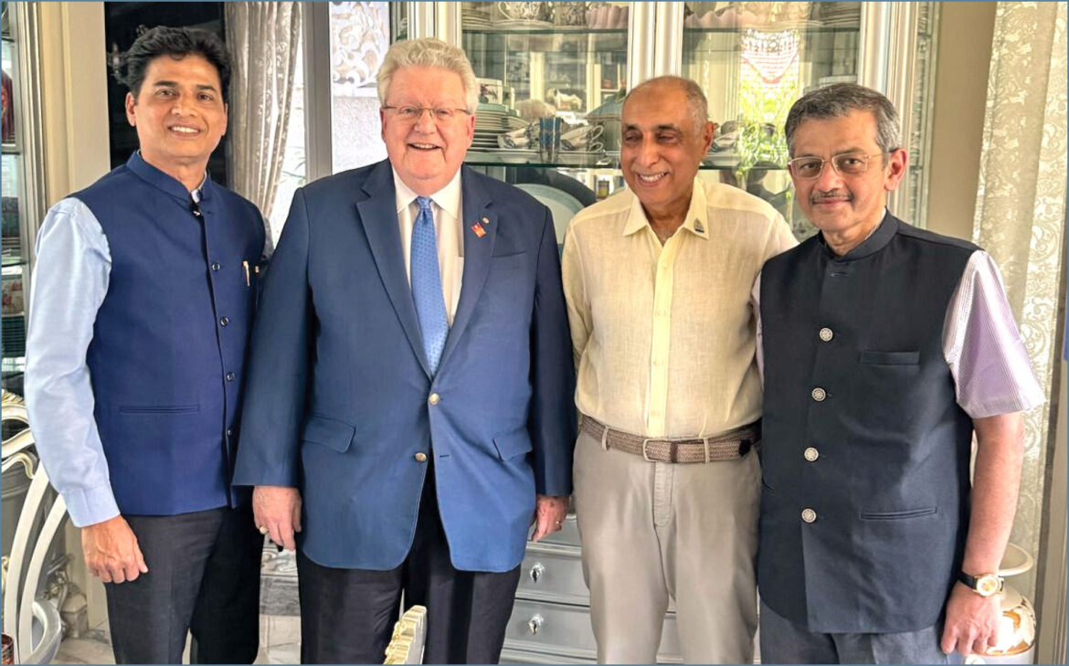 Trustee Chair Maloney visits Bengaluru
