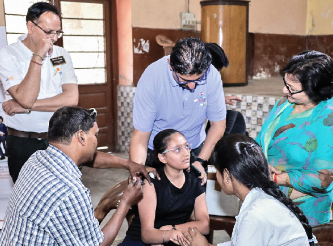 HPV vaccination drive in Kanpur