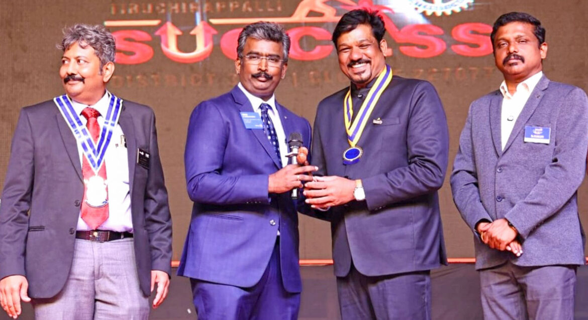 A record-breaking Rotary club chartered in Tiruchirapalli