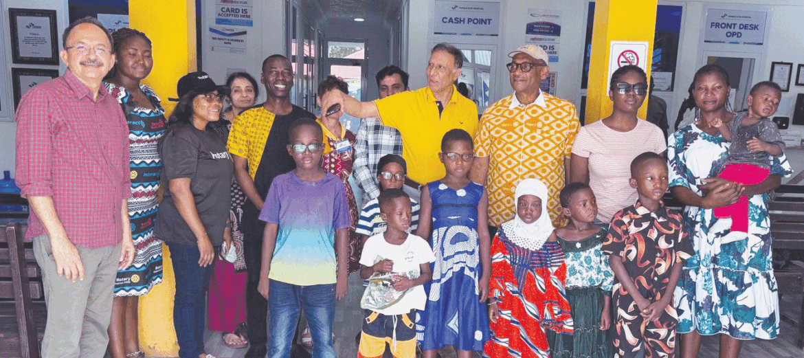 200 paediatric eye surgeries in Ghana