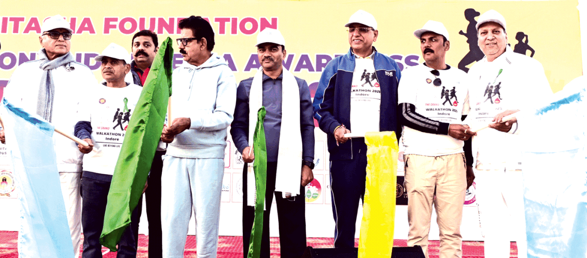 An organ donation walkathon in Indore